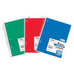 Office Depot Brand Poly Composition Book, 7-1/4in x 9-3/4in, College Ruled, 80 Sheets, Blue