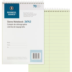 Mead Spiral Notebooks, 8in x 10-1/2in, 5 Subject, Wide Ruled, 180 Sheets, Assorted Colors, Pack Of 3 Notebooks