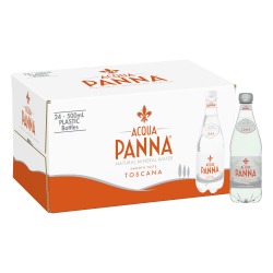 Acqua Panna Natural Spring Water, 16.9 Oz, Case Of 24 Plastic Bottles