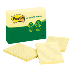 Post-it Super Sticky Dispenser Notes - Canary Yellow - 3in x 3in - Square - Canary Yellow - Paper - Pop-up, Recyclable, Adhesive - 18 / Pack