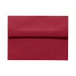 LUX Invitation Envelopes, A9, Peel & Press Closure, Garnet Red, Pack Of 50