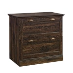 Sauder Barrister Lane 32-3/8inW x 19-1/2inD Lateral 2-Drawer File Cabinet, Iron Oak