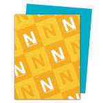 Neenah Astrobrights Bright Color Copy Paper, 1 Ream, Terrestrial Teal, Letter (8.5in x 11in), 500 Sheets Per Ream, 24 Lb, 94 Brightness, 30% Recycled