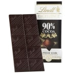 Lindt Excellence Chocolate, 90% Cocoa Chocolate Bars, 3.5 Oz, Box Of 12