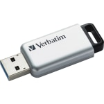 Verbatim Store "n Go Secure Pro 16GB USB 3.0 Flash Drive, Silver