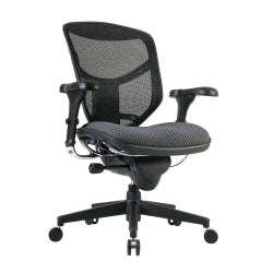 Monarch Specialties High-Back Office Chair, Gray/White