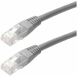 4XEM 75FT Cat6 Molded RJ45 UTP Ethernet Patch Cable (Gray) - 75 ft Category 6 Network Cable for Network Device, Notebook - First End: 1 x RJ-45 Network - Male - Second End: 1 x RJ-45 Network - Male - Patch Cable - CMG - 26 AWG - Gray - 1