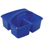 Romanoff Small Utility Caddies, 9 1/4inH x 9 1/4inW x 5 1/4inD, Blue, Pack Of 6