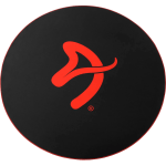 Arozzi Zona Floor Pad - Chair, Floor - 0.120in Thickness x 47.60in Diameter - MicroFiber, Rubber - Red