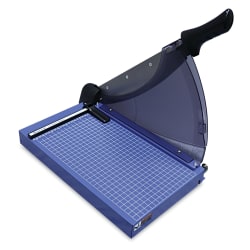 United Professional-Grade Guillotine Paper Trimmer, T14P, 14in, Blue