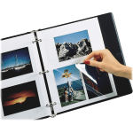 C-Line Photo Holders For Three-Ring Binders, 9in x 11in, Box Of 50