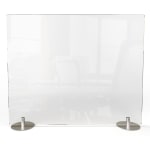 Ghent Desktop Protection Screen, 24inH x 24inW x 5inD, Clear