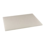 Winco Plastic Cutting Board, 1/2inH x 15inW x 20inD, White