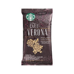 Starbucks Caffe Verona Ground Coffee, Dark Roast, 2.5 Oz Per Bag, Box Of 18 Packets