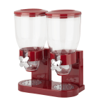 Zevro Indispensable Dispenser, Double, 35 Oz, Red