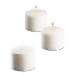 Sterno Food Warmer Votive Candles, 1 3/8inH x 1 1/2inW x 1 1/2inD, White, Pack Of 288 Candles