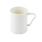 Cambro Camwear Dinnerware Mugs, 9.6 Oz, White, Set Of 48 Mugs