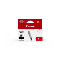 Canon CLI-281 ChromaLife 100+ High-Yield Black Ink Tank, 2037C001