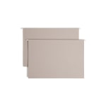 Smead TUFF Hanging Box Bottom Folder with Easy Slide? Tab, 2in Expansion, Legal Size, Steel Gray, Box of 18