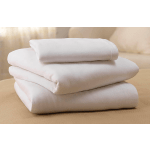 Soft-Fit Knitted Sheet Sets, Twin, White, Case Of 6 Sets