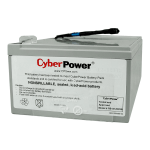 CyberPower RB12120X2B - UPS battery - 2 x battery - lead acid - 12 Ah - for Smart App Sinewave PR1000LCD