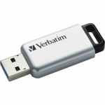 Verbatim Store "n Go Secure Pro 32GB USB 3.0 Flash Drive, Silver