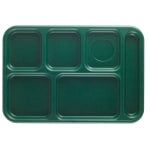 Cambro Co-Polymer Compartment Trays, Sherwood Green, Pack Of 24 Trays