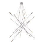 Zuo Modern Belief Ceiling Lamp, 59inW, Chrome