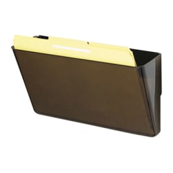 Deflecto Magnetic DocuPocket Wall File, Letter, 13 x 7 x 4, Smoke