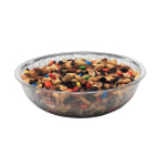 Cambro Camwear Round Pebbled Bowls, 8in, Clear, Set Of 12 Bowls