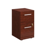 Sauder Affirm Commercial 20inD Vertical 2-Drawer Mobile Pedestal File Cabinet, Classic Cherry