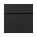 LUX Square Envelopes, 5 1/2in x 5 1/2in, Peel & Press Closure, Midnight Black, Pack Of 50