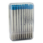 Monteverde Soft Roll Parker Style Ballpoint Refills, Medium Point, 0.7 mm, Blue, Pack Of 50