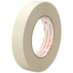 3M 2364 Masking Tape, 3in Core, 1in x 180ft, Tan, Pack Of 12