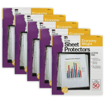 Charles Leonard Top-Loading Sheet Protectors, 8 1/2in x 11in, Clear, Pack Of 250