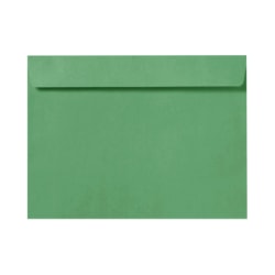 LUX Booklet 6in x 9in Envelopes, Peel & Press Closure, Holiday Green, Pack Of 500