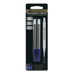 Monteverde Rollerball Refills For Sheaffer Rollerball Pens, Fine Point, 0.5 mm, Blue/Black, Pack Of 2 Refills