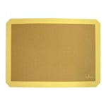 Winco Full-Size Silicone Baking Mat, 24-1/2in x 16-1/2in, Yellow