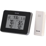 Taylor Wireless Indoor and Outdoor Weather Station with Hygrometer - LCD - Weather Station200 ft - Temperature, Humidity - Desktop - Black