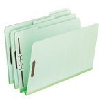 Pendaflex Pressboard Expanding Folders, 2in Expansion, 8 1/2in x 11in, Letter Size, 30% Recycled, Green, Box Of 25 Folders