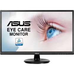 Asus VA249HE Full HD LCD Monitor - 16:9 - Black - 23.8in Viewable - LED Backlight - 1920 x 1080 - 16.7 Million Colors - 250 Nit - 5 msGTG - HDMI - VGA