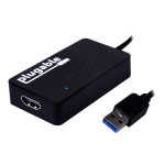 Plugable UGA-2KHDMI - External video adapter - USB 3.0 - HDMI