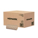 Highmark Multi-Fold 1-Ply Paper Towels, 100% Recycled, Natural, 250 Sheets Per Pack, Case Of 16 Packs