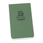 Rite In The Rain Top-Bound Memo Books, 3-1/4in x 5-1/2in, Green, Pack Of 12 Books