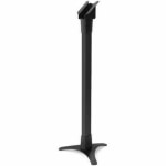 Compulocks VESA Portable Floor Stand Black - 100mm x 100mm VESA Compatible Mount, Can be set in landscape or portrait mode, 45 degree viewing angle, Wire management through base