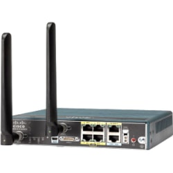 Cisco C819 M2M Hardened Secure Router with Smart Serial - 5 Ports - 4 RJ-45 Port(s) - Management Port - 1 GB - Gigabit Ethernet - Desktop, Wall Mountable - 90 Day