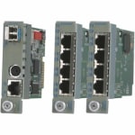 Omnitron Systems iConverter 2422-0-32 T1/E1 Multiplexer - 1 Gbit/s - 4