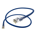 Unirise UNC Group Clearfit - Patch cable - RJ-45 (M) to RJ-45 (M) - 7 ft - UTP - CAT 6 - snagless, stranded - blue