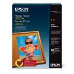 Epson Glossy Photo Paper, Letter Size (8 1/2in x 11in), Pack Of 100 Sheets