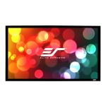 Elite SableFrame ER138H1-WIDE - Projection screen - wall mountable - 138in (138.2 in) - 2.35:1 - CineGrey - black